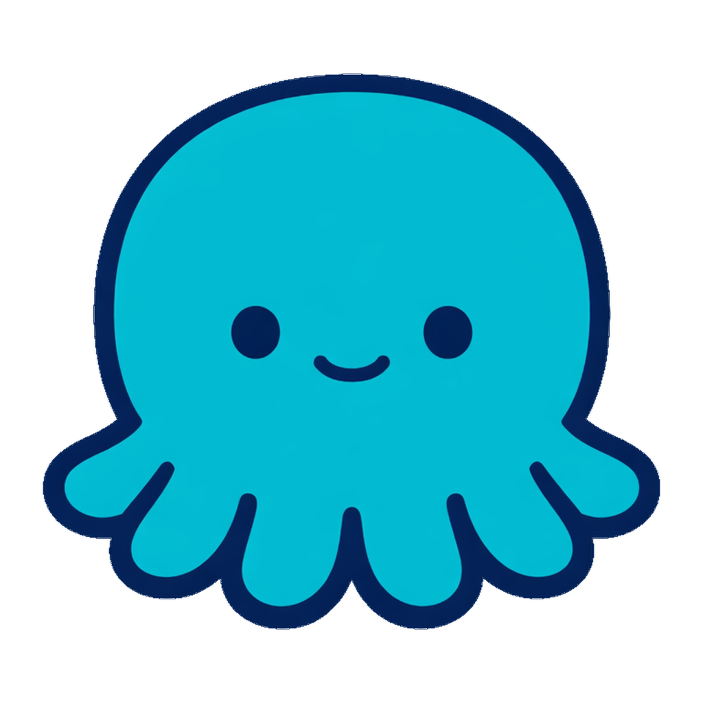 Splashy the OctoWorks octopus mascot